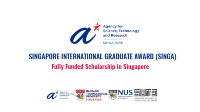 2025 Singapore international graduate award SINGA